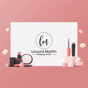 makeup artist logo maker