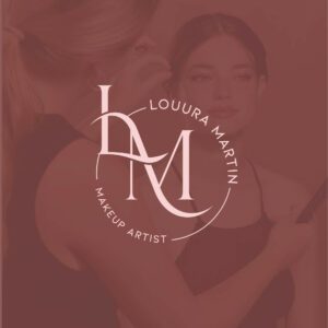 makeup artist cartoon logo