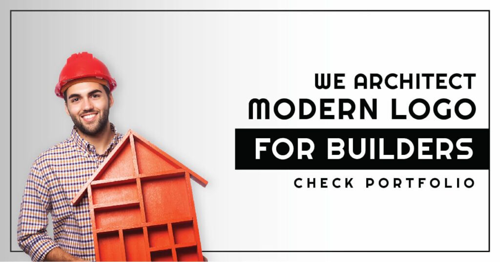modern construction company logo